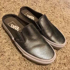 Silver Snakeskin Vans